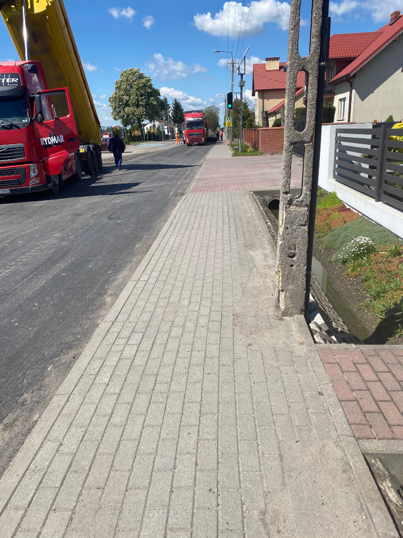 Remont ul Mazowieckiej w Rogozinie zakończony